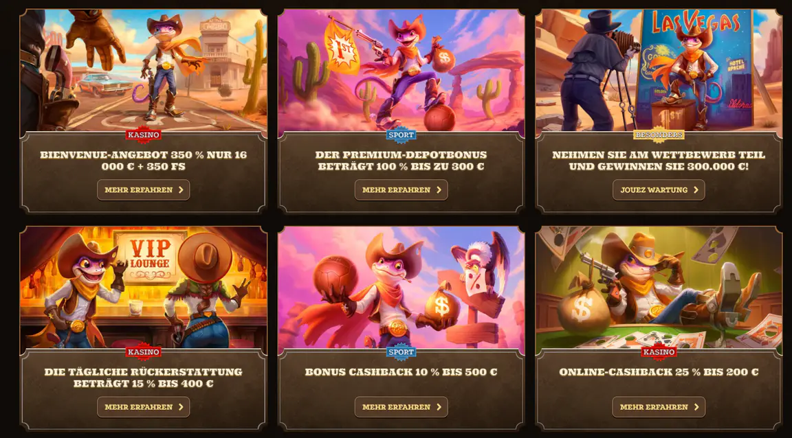 Bonus et promotions Lizaro & nos offres